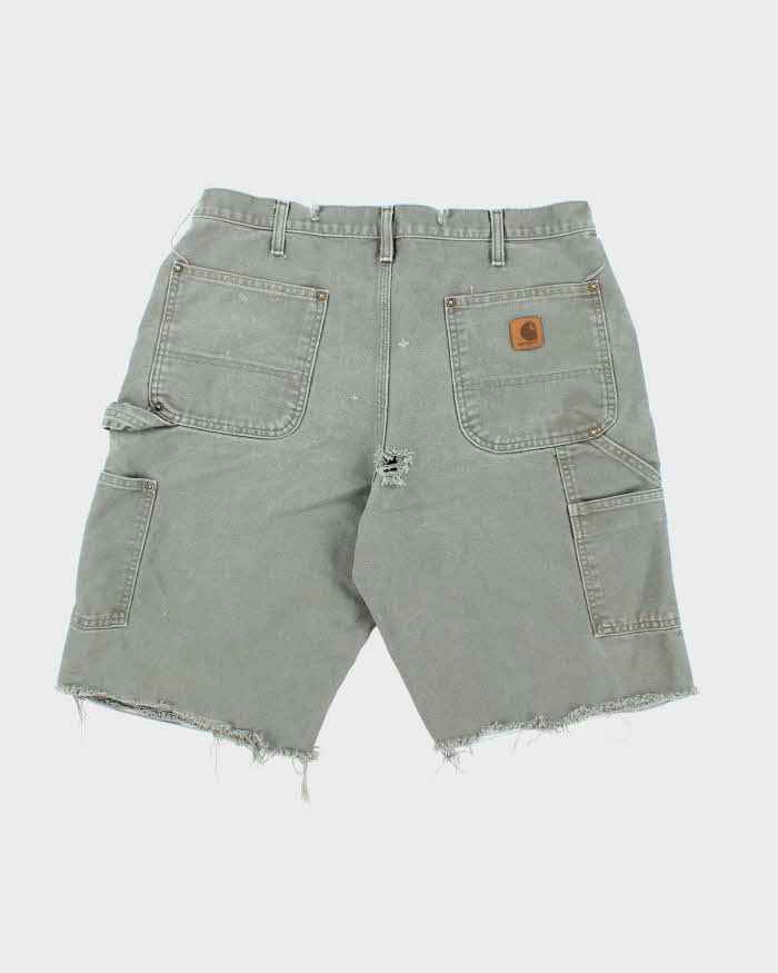 Vintage 90's Carhartt Double Knee Cut Off Shorts - W32 L10