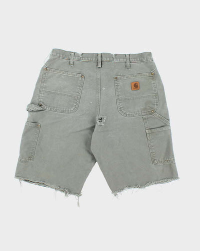 Vintage 90's Carhartt Double Knee Cut Off Shorts - W32 L10