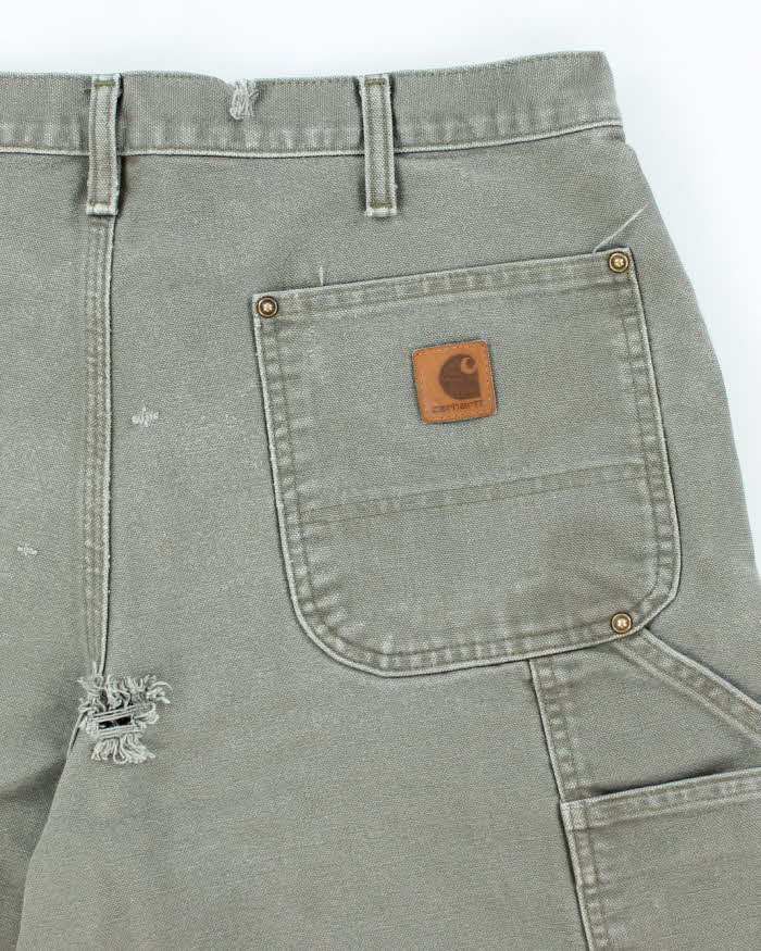 Vintage 90's Carhartt Double Knee Cut Off Shorts - W32 L10