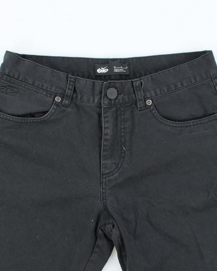 Vintage Nike 6.0 Black Wash Denim Shorts - W30 L11