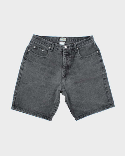 Vintage Y2K Guess Grey Wash Denim Shorts - W32 L9