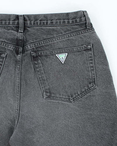 Vintage Y2K Guess Grey Wash Denim Shorts - W32 L9