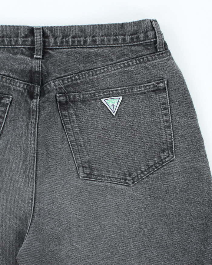 Vintage Y2K Guess Grey Wash Denim Shorts - W32 L9