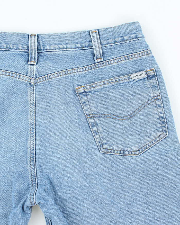 Vintage 2000's Carhartt Light Wash Wide Leg Shorts - W36 L10