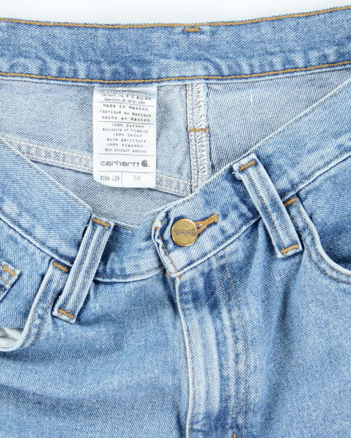 Vintage 2000's Carhartt Light Wash Wide Leg Shorts - W36 L10