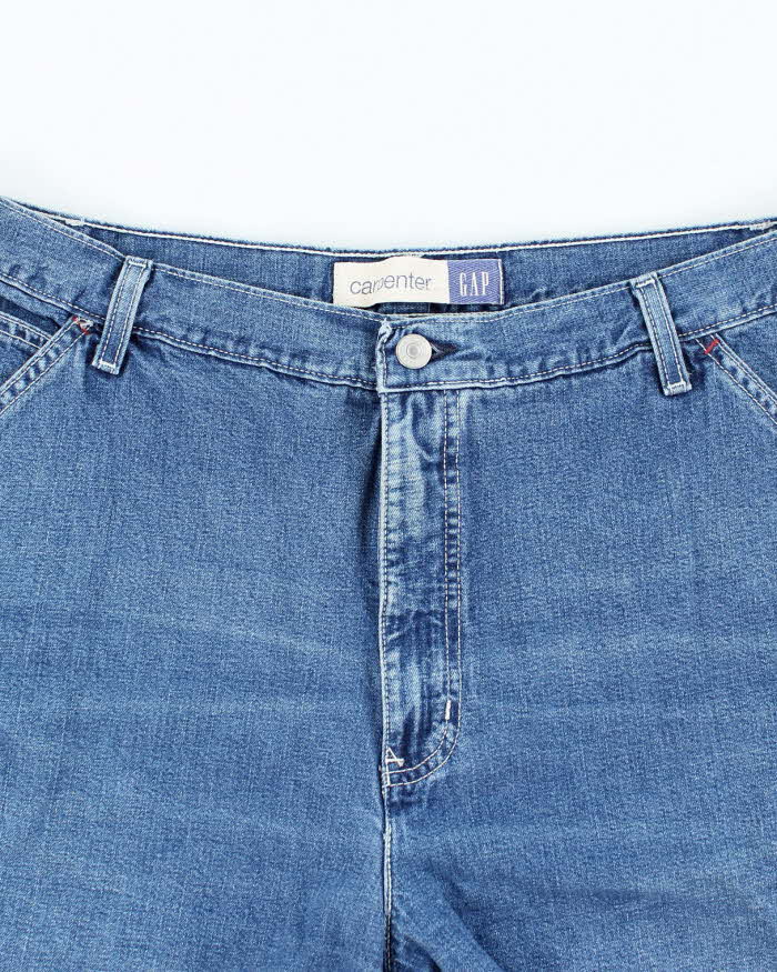 Vintage Y2K GAP Medium Wash Denim Carpenter Shorts - W34 L5