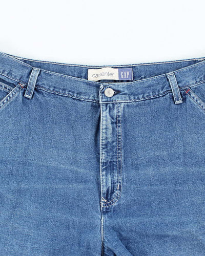 Vintage Y2K GAP Medium Wash Denim Carpenter Shorts - W34 L5