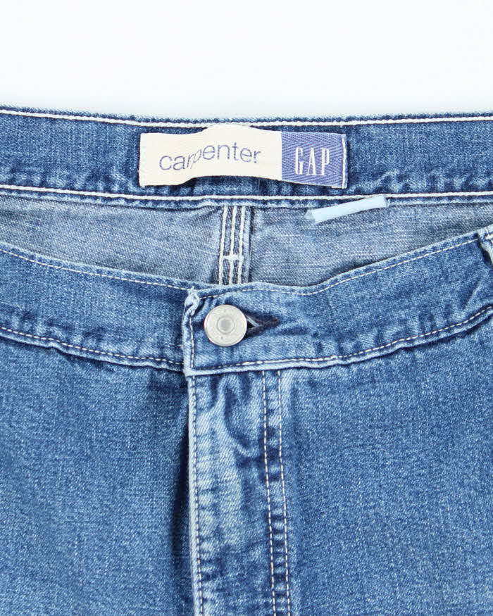 Vintage Y2K GAP Medium Wash Denim Carpenter Shorts - W34 L5
