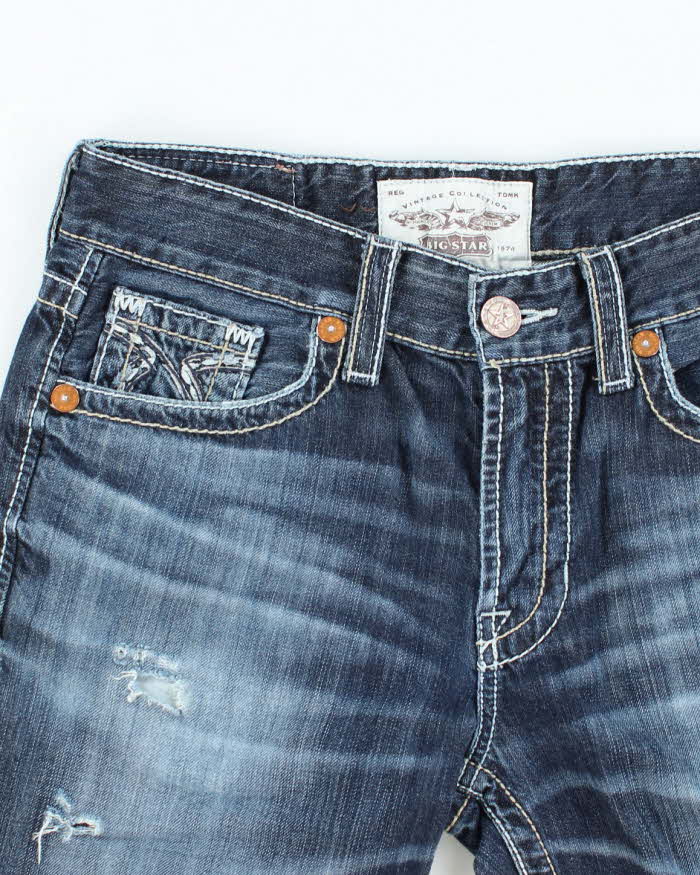 Vintage 2000's Big Star Contrast Stitch Denim Shorts - W32 L10