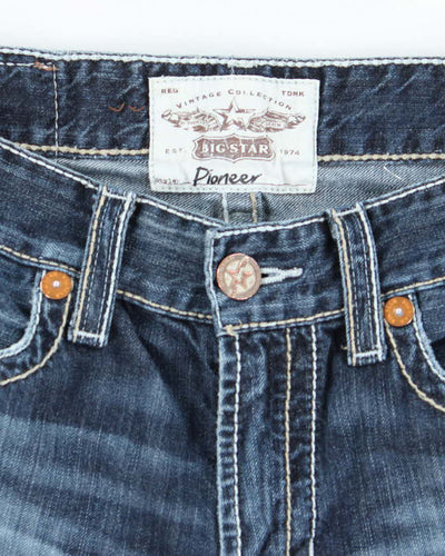 Vintage 2000's Big Star Contrast Stitch Denim Shorts - W32 L10