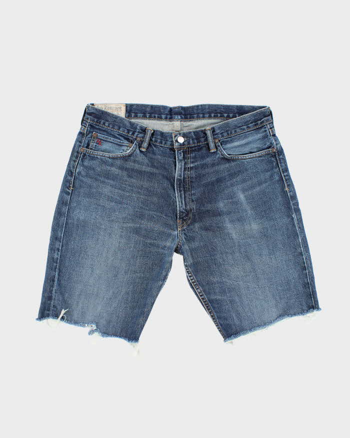 Vintage 2000's Ralph Lauren Polo Dark Wash Cut Off Denim Shorts - W36 L11