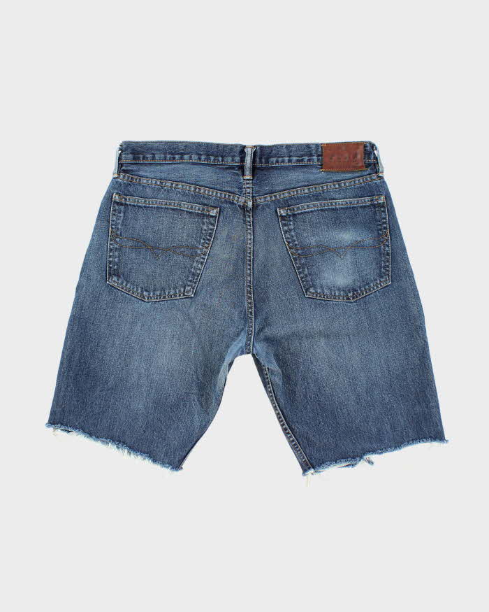 Vintage 2000's Ralph Lauren Polo Dark Wash Cut Off Denim Shorts - W36 L11