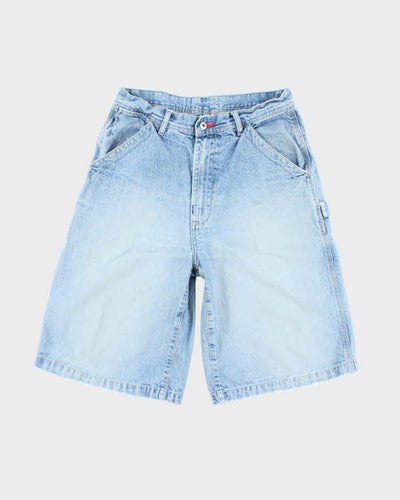 Vintage 725 Medium Wash Wide Leg Denim Shorts - W32 L13