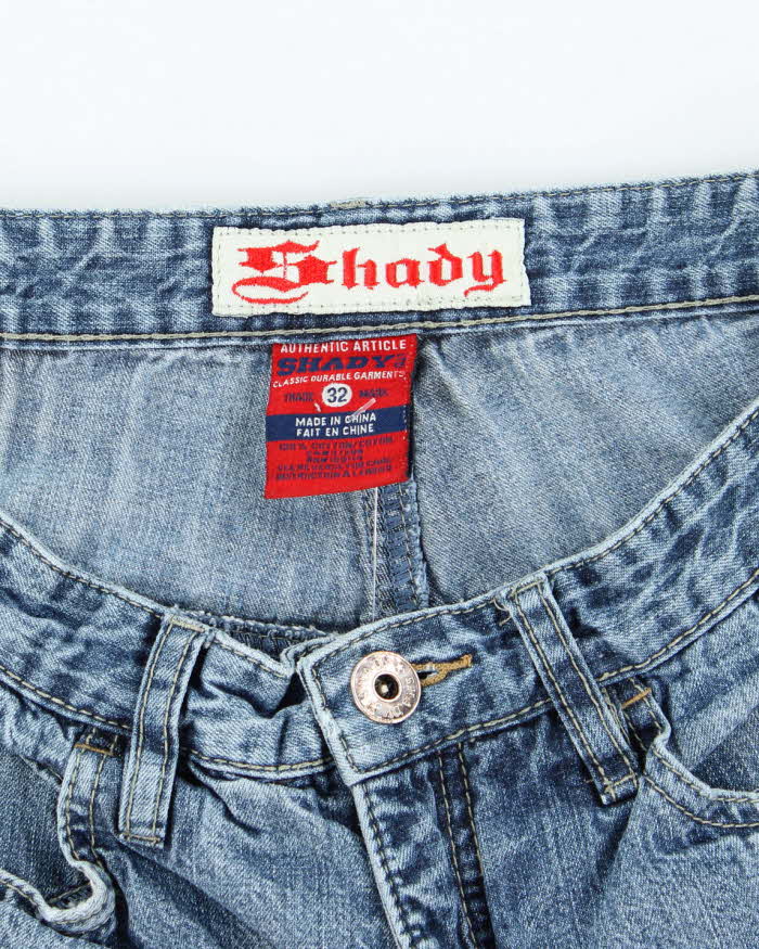 Vintage Y2K Shady Medium Wash Denim Shorts - W32 L9