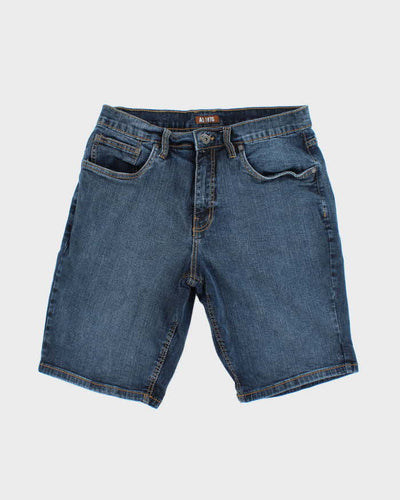 Vintage AD 1970 Dark Wash Denim Shorts - W34 L11