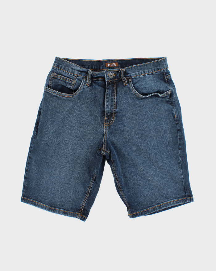 Vintage AD 1970 Dark Wash Denim Shorts - W34 L11