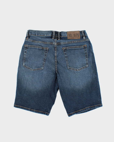 Vintage AD 1970 Dark Wash Denim Shorts - W34 L11