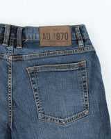 Vintage AD 1970 Dark Wash Denim Shorts - W34 L11