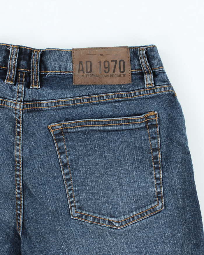 Vintage AD 1970 Dark Wash Denim Shorts - W34 L11