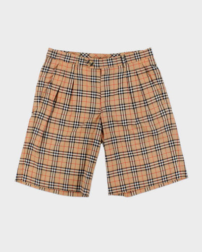 Vintage Y2K Burberry Novacheck Lightweight Shorts - W28 L9