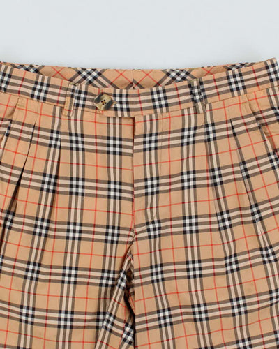 Vintage Y2K Burberry Novacheck Lightweight Shorts - W28 L9