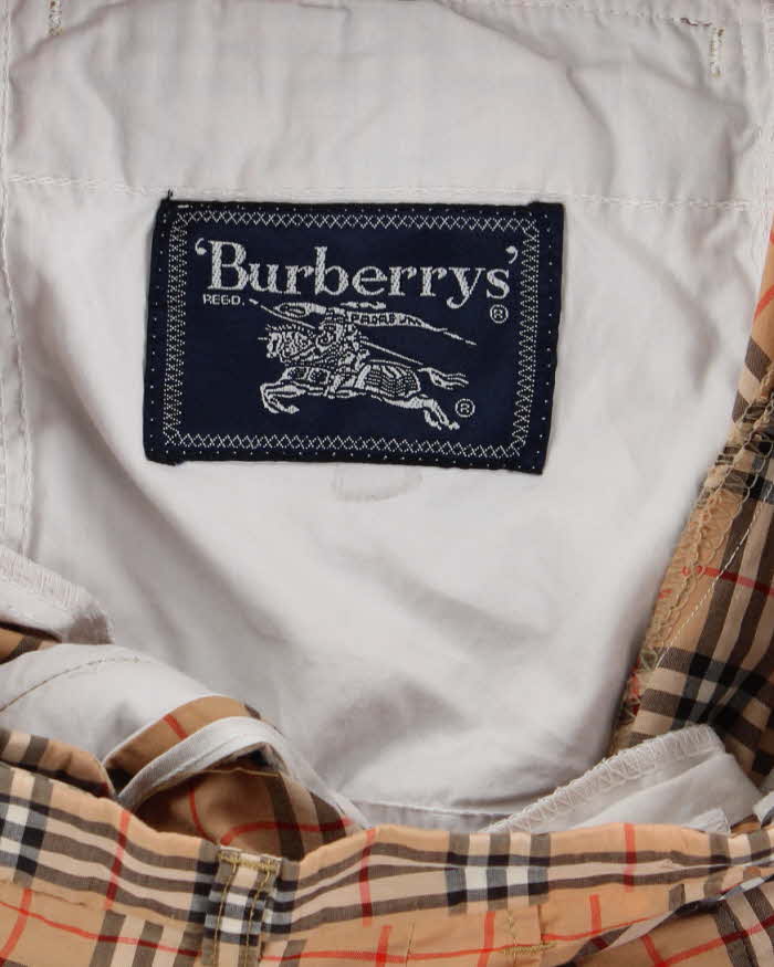 Vintage Y2K Burberry Novacheck Lightweight Shorts - W28 L9