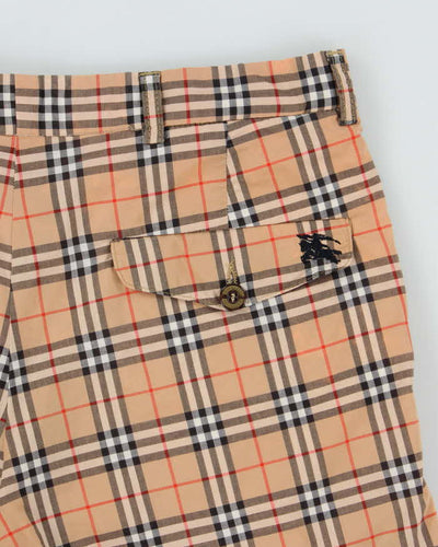 Vintage Y2K Burberry Novacheck Lightweight Shorts - W28 L9