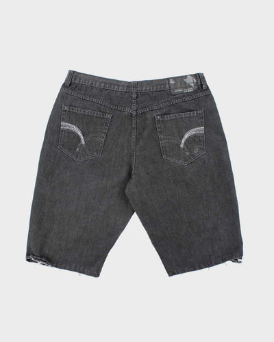 Vintage 2000's Rocawear Dark Grey Wash Baggy Denim Shorts - W40 L15