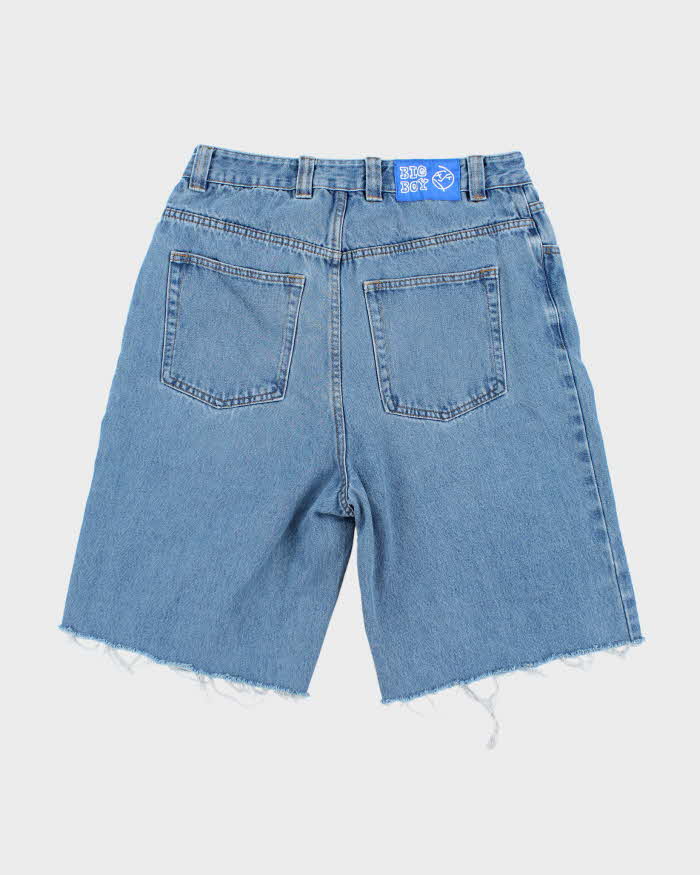 Polar Skate Co. Big Boy Medium Wash Denim Cut Off Shorts - W30 L10