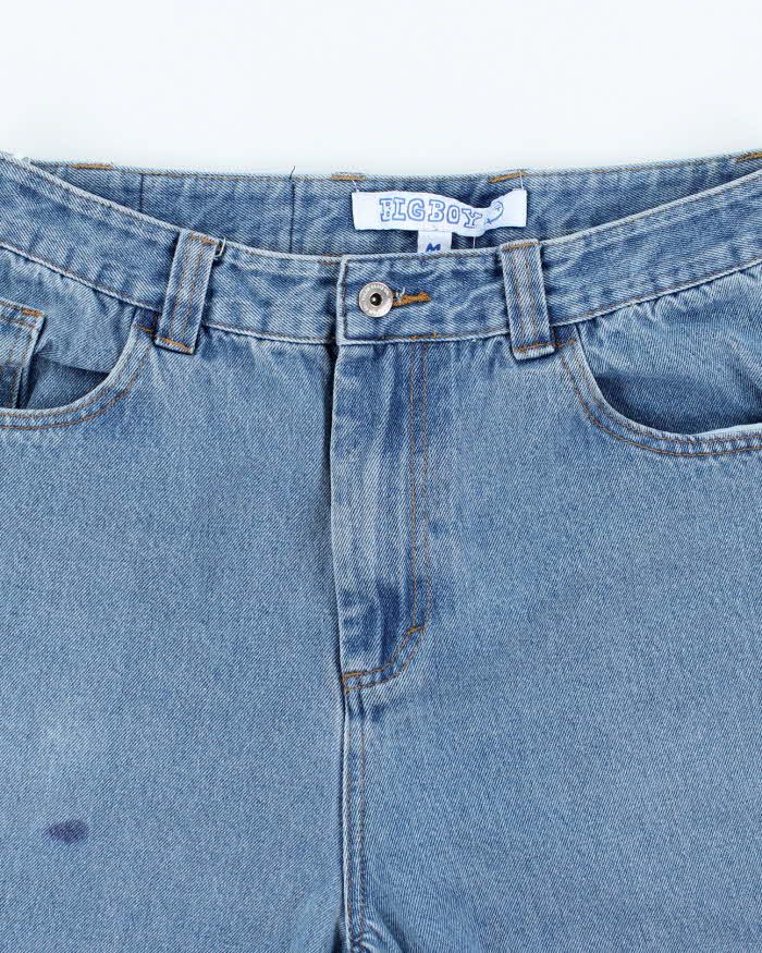Polar Skate Co. Big Boy Medium Wash Denim Cut Off Shorts - W30 L10