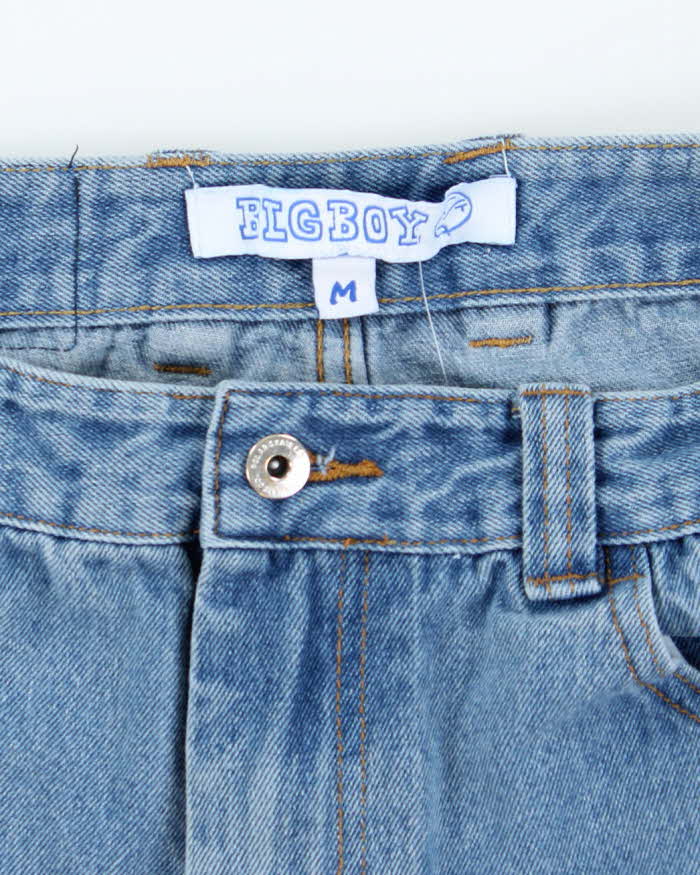 Polar Skate Co. Big Boy Medium Wash Denim Cut Off Shorts - W30 L10
