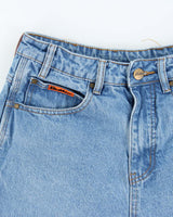 Butter Goods Medium Wash Drawstring Denim Shorts - W28 L8