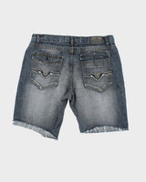 Vintage Y2K Suko Ram Wide Leg Cut Off Denim Shorts - W36 L11