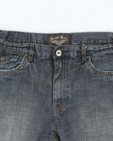 Vintage Y2K Suko Ram Wide Leg Cut Off Denim Shorts - W36 L11