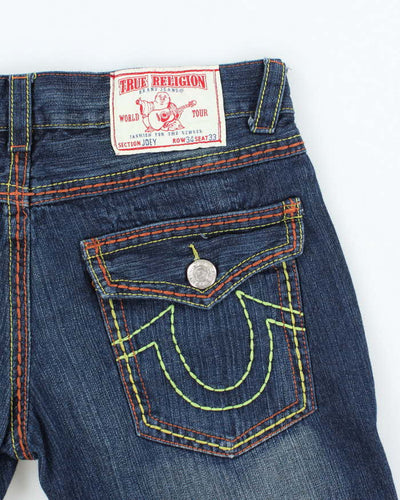 Vintage Y2K True Religion Dark Wash Denim Shorts - W34 L10