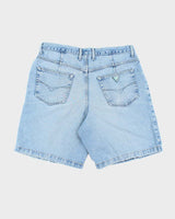Vintage 90's Guess Light Wash Denim Shorts - W34 L9