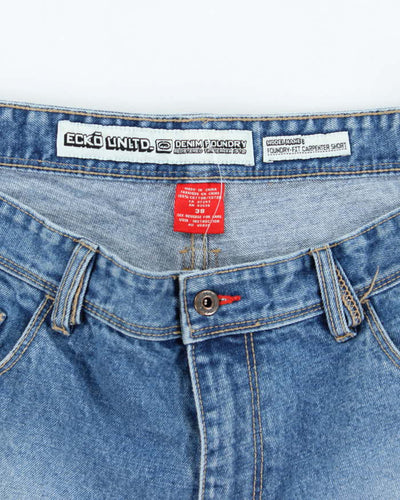Vintage Y2K Ecko UNTLD Embroidered Wide Leg Carpenter Shorts - W36 L13