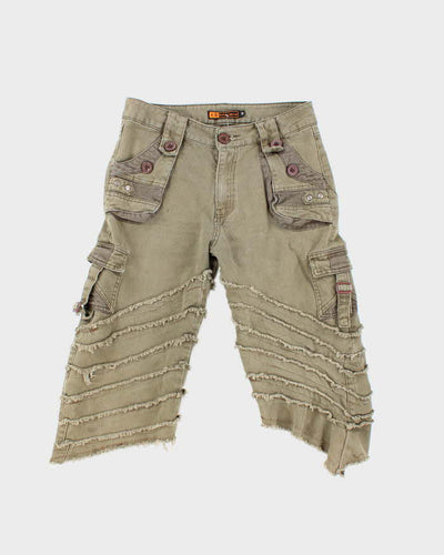 Vintage Y2K Meland Textured Grunge Shorts - W29 L12