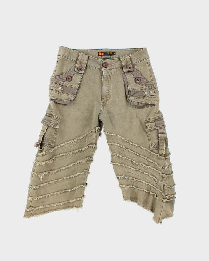 Vintage Y2K Meland Textured Grunge Shorts - W29 L12