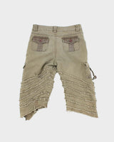 Vintage Y2K Meland Textured Grunge Shorts - W29 L12