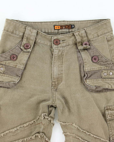 Vintage Y2K Meland Textured Grunge Shorts - W29 L12