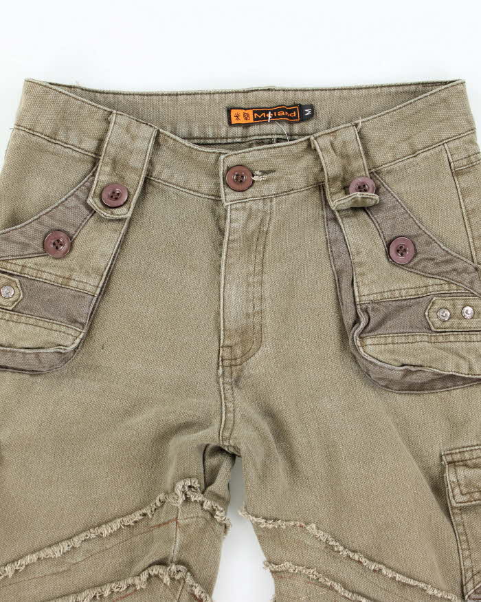 Vintage Y2K Meland Textured Grunge Shorts - W29 L12