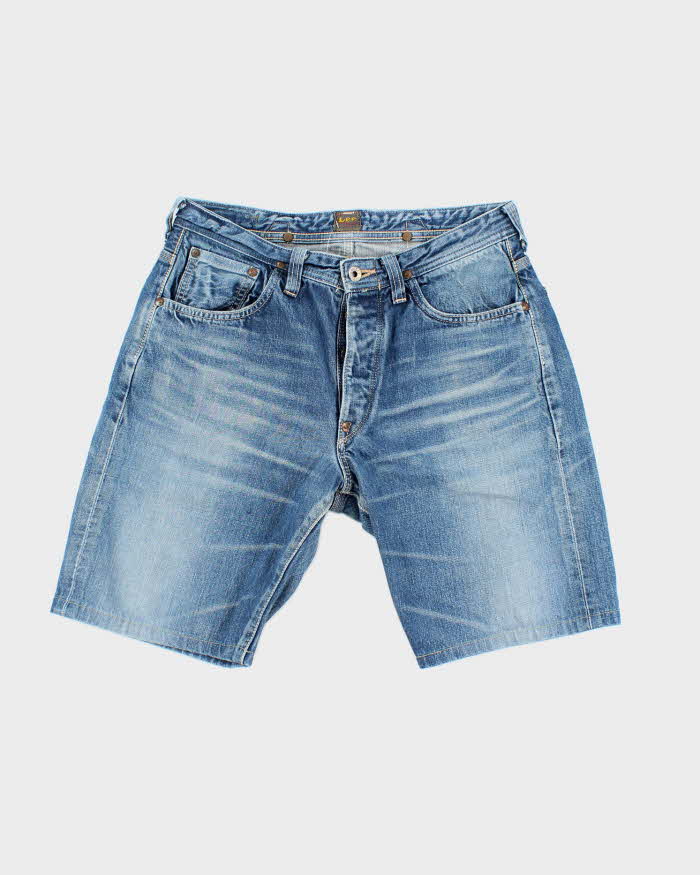 Vintage Lee Selvedge Medium Wash Denim Shorts - W30 L9