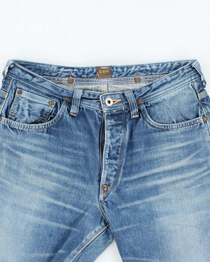 Vintage Lee Selvedge Medium Wash Denim Shorts - W30 L9
