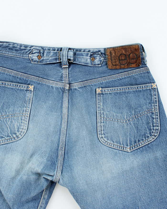 Vintage Lee Selvedge Medium Wash Denim Shorts - W30 L9
