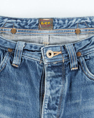 Vintage Lee Selvedge Medium Wash Denim Shorts - W30 L9