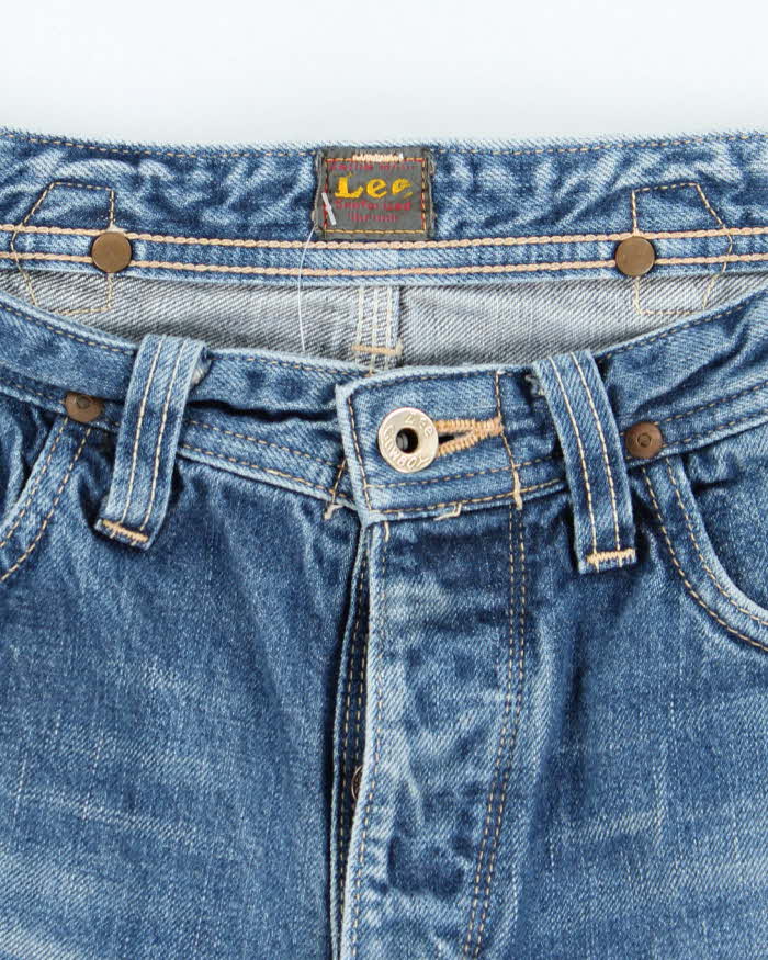 Vintage Lee Selvedge Medium Wash Denim Shorts - W30 L9