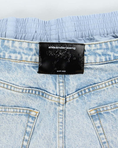 Vintage Alexander Wang Boxer Layered Denim Hot Pants - W28 L3
