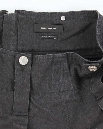 Vintage Isabel Marant High Waisted Dark Wash Denim Shorts - W26 L4