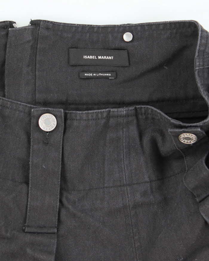 Vintage Isabel Marant High Waisted Dark Wash Denim Shorts - W26 L4